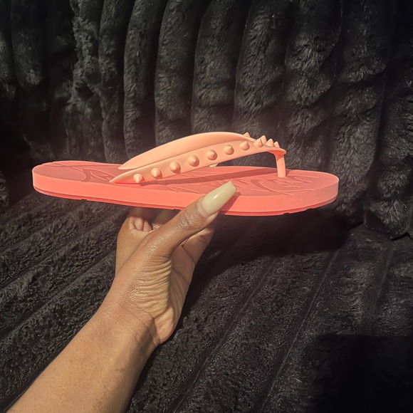 Christian Louboutin flip-flops